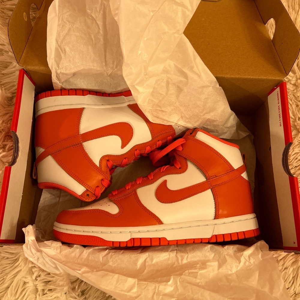 nike dunk high syracuse sneakers